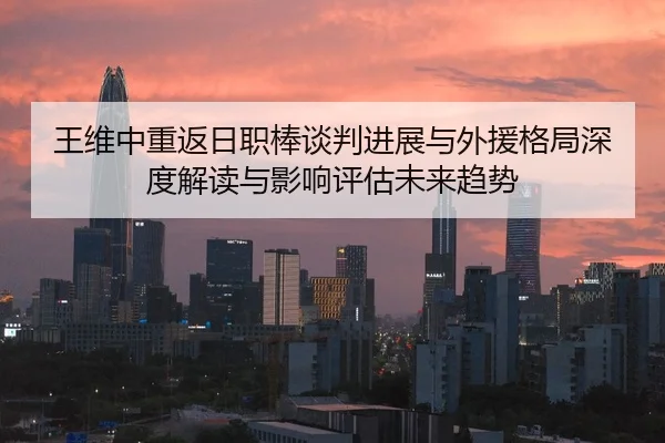 王维中重返日职棒谈判进展与外援格局深度解读与影响评估未来趋势